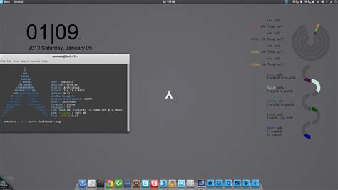 Arch Linux Screenshot By Samiuvic On Deviantart