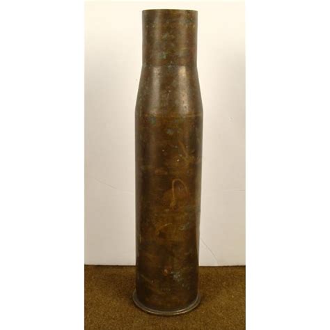 Wwii Us Military 37mm M16 Brass Shell Ser 1942