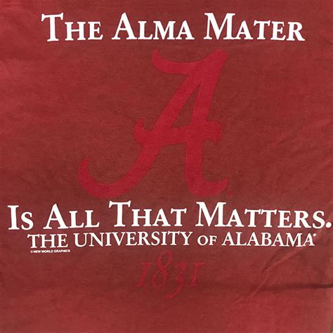 alabama alma mater t shirt university of alabama supply store