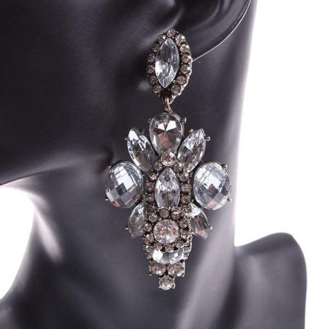 Crystal Chandelier Earrings With Images Crystal Chandelier Earrings