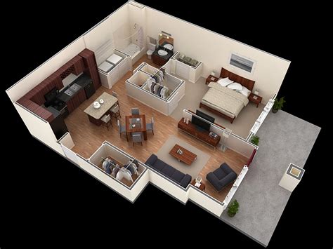 One Bedroom House Layout Goimages Nu