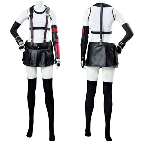 Final Fantasy Vii Remake Tifa Lockhart Cosplay Costume Uniform Outsuit