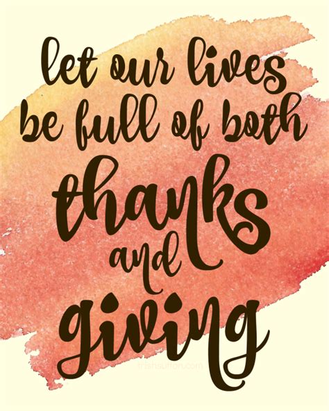 Thanks And Giving Free Printable