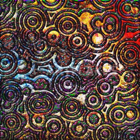 Circles Pattern Collage Abstract Art Texture Digital Art Art Prints