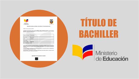 ⊛ Requisitos Para Consultar Titulo De Bachiller En Ecuador 【2023