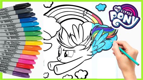 Belajar menggambar kuda poni dan mewarnai gambar little pony. Kuda Poni Mewarnai | Coloring My little Pony MLP Coloring Book - YouTube