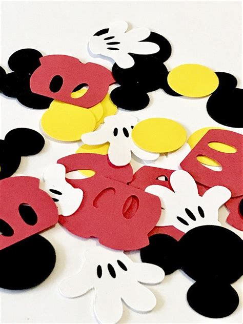 Mickey Mouse Confetti 260 Ct Mickey Mouse Decorations Baby First
