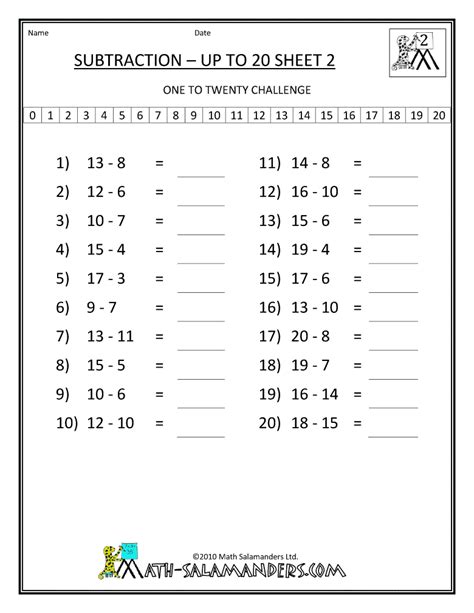 Maths For Grade 2 Printable Worksheet