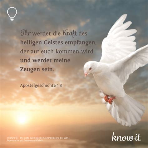 Wir wünsche euch schöne pfingsttage, viel sonnenschein und gute laune! Schöne Pfingsttage wünscht das Know it Team. | Bibel ...