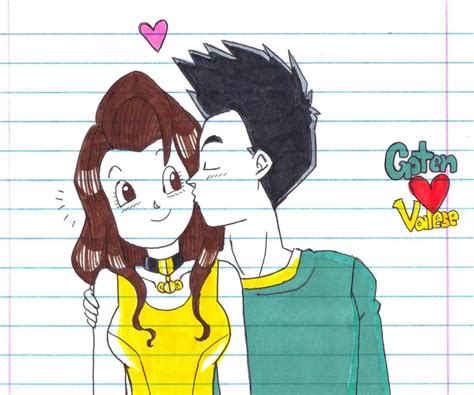 goten and valese kiss by oneforohfour on deviantart goku dbz akira dragon ball gt sony