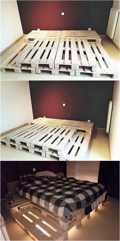 30 Amazing Pallet Bedroom Decor Ideas 18 Pallet Bed Frame Diy Diy