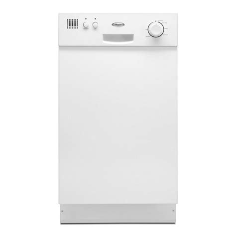 Whirlpool 18 In Built In Dishwasher White Energy Star At