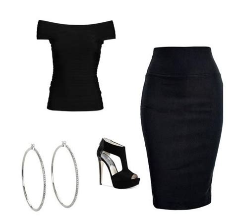 all black pencil skirt outfit date night fashion work fashion fashion ideas fashion beauty