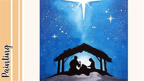 Simple Nativity Watercolor Eps Ai And Other Native Christmas Nativity