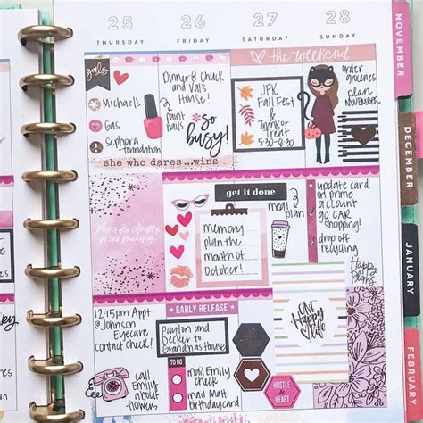 How To Decorate Your Happy Planner In The Classic Vertical Layout