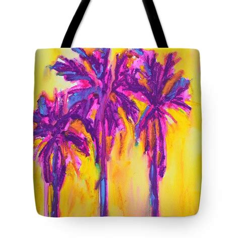 Magenta Palm Trees Painting By Patricia Awapara