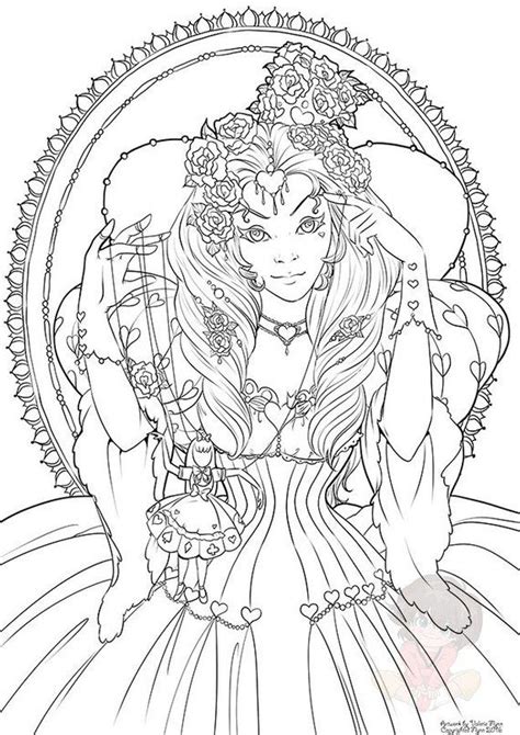 Coloring Pages Red Queen Christopher Myersa S Coloring Pages