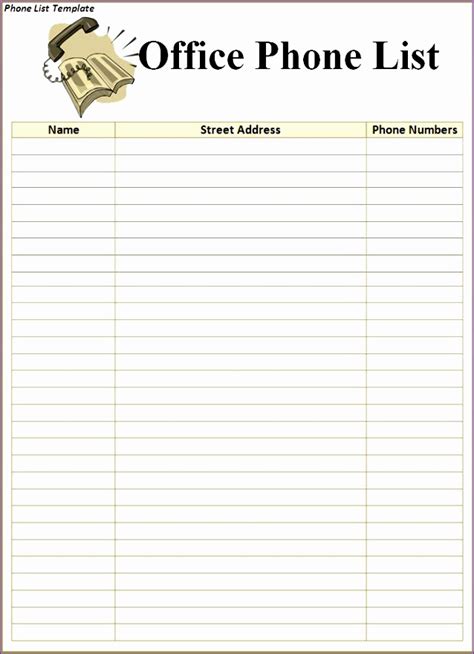 address book excel template exceltemplates
