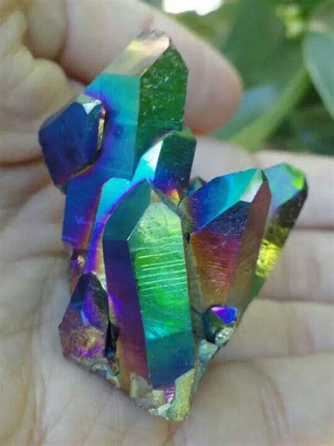 Colorful Rock Minerals And Gemstones Rainbow Quartz Gems And Minerals