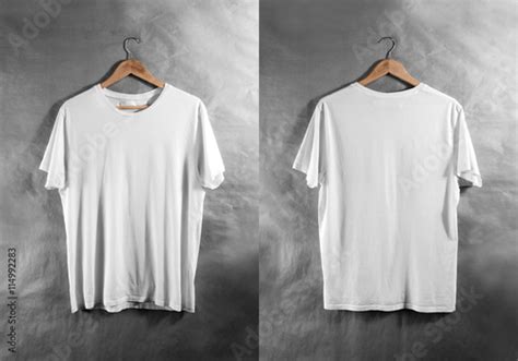 Front And Back White T Shirt Mockup