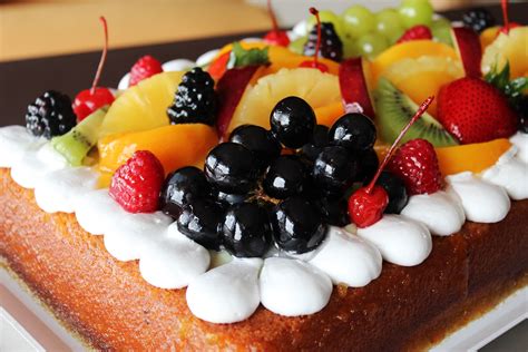 Pastel De Frutas Fruit Cake Special Cake Food Breakfast