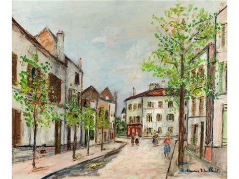 View Poissy Seine Et Oise 1950 By Maurice Utrillo Oil On Panel 45