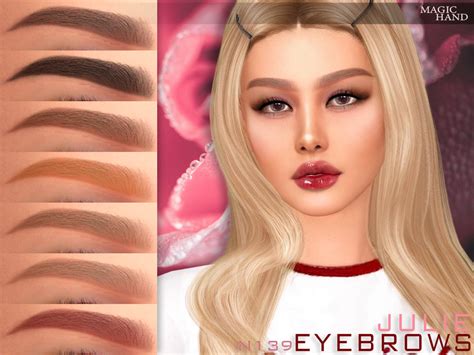 Julie Eyebrows N139 By Magichand At Tsr Sims 4 Updates