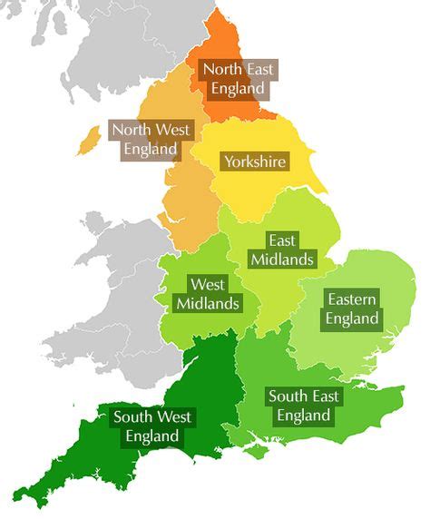 Map Of English Regions This England England Uk Images Wales