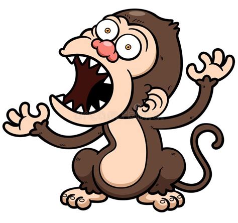 Angry Monkey Stock Vector Illustration Of Clip Wild 33033107