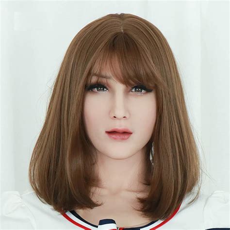 Buy Realistic Female Head Soft Silicone Handmade Face For Crossdresser