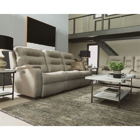 Flexsteel Arlo Contemporary Power Reclining Sofa With Power Headrests