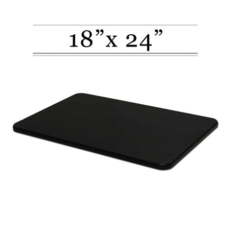18 x 24 black cutting board cutting board company commercial quality plastic and richlite