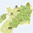 map of gloucestershire print by pepper pot studios | notonthehighstreet.com