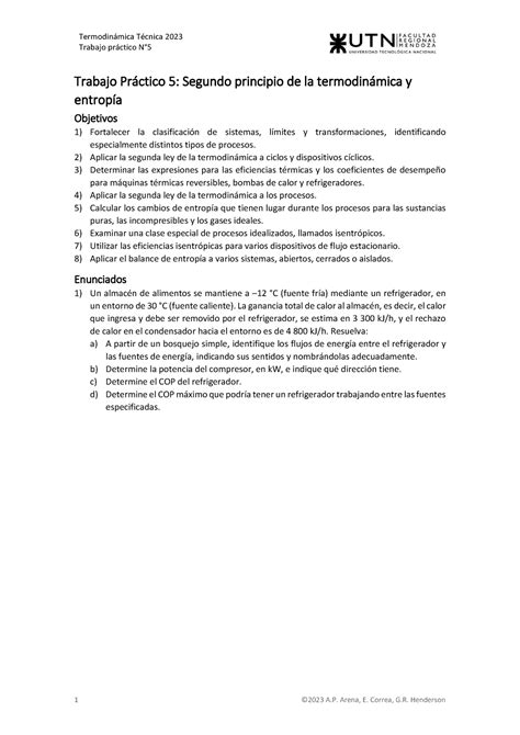 Trabajo Pr Ctico Resuelto Trabajo Prctico N Trabajo Prctico Segundo