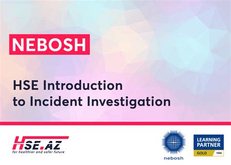 Nebosh Hse Introduction To Incident Investigation