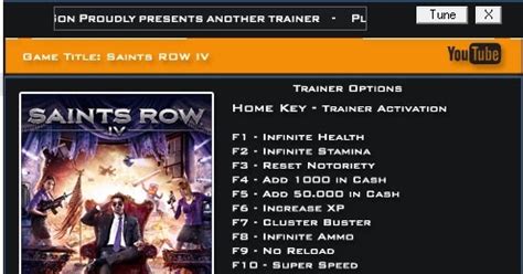 Download trainer saint row 4.last 7 days 126. Saint Row Game Trainers: SAINTS ROW 4.V1.08.PLUS+20 ...