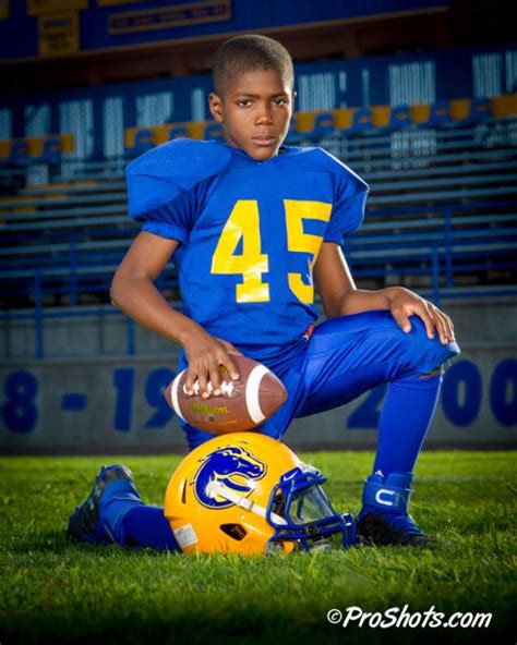 Youth Football Team And Individual Portraits In Fresno Ca By Jim