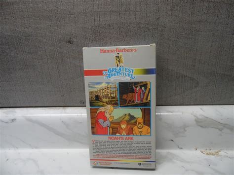 🎆greatest Adventure Stories From The Bible Noahs Ark Vhs Animated Hanna