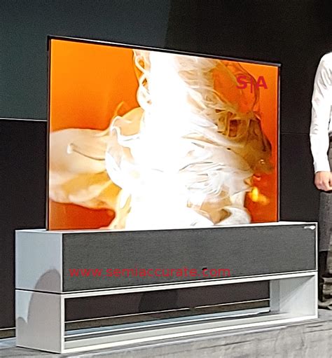 Lg Introduces The First Rollable Oled Tv Semiaccurate