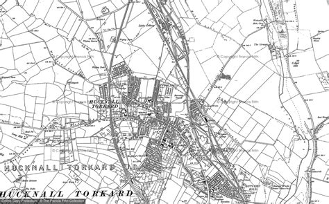 Historic Ordnance Survey Map Of Hucknall 1899