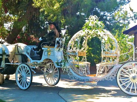 Fairy Tales Carriage Wedding Carriage Cinderella Wedding Red Roses