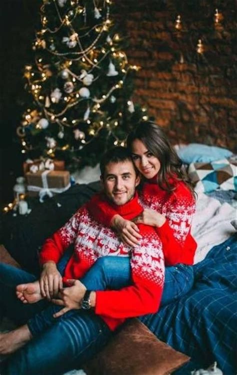 30 Süße Festliche Outfit Ideen Für Weihnachten Zu Zweit Christmas Photography Couples