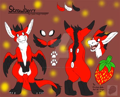 Strawberry Dutch Angel Dragon Reference Sheet By Crimsonpyrowolf On