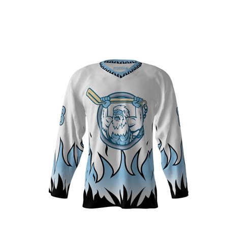 Frozen Yeti Dye Sublimated Hockey Jersey Sublimation Kings