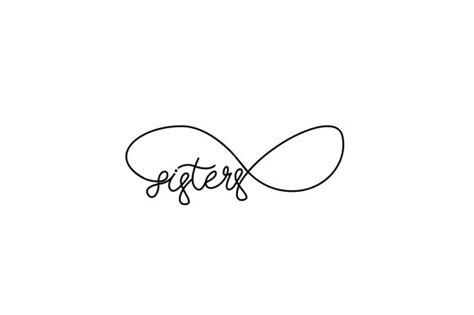 Sisters Infinity Symbol Svg Cut File By Creative Fabrica Crafts
