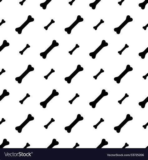Seamless Pattern Bone For A Dog Royalty Free Vector Image