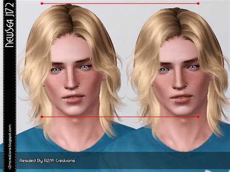 Newsea J172 Hairstyle For Male Retextured By R2m Creations Sims 3