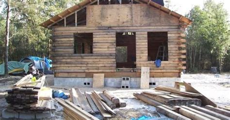 How To Build A Log Cabin By Hand Tutorials Ideas And The Ojays