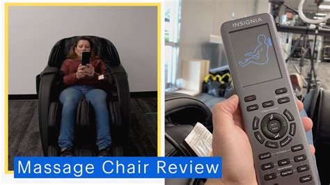 Insignia Zero Gravity Massage Chair Review Youtube