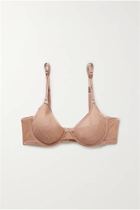 Sand Soiré Confidence Mesh Underwired Soft Cup Bra Cosabella Net A